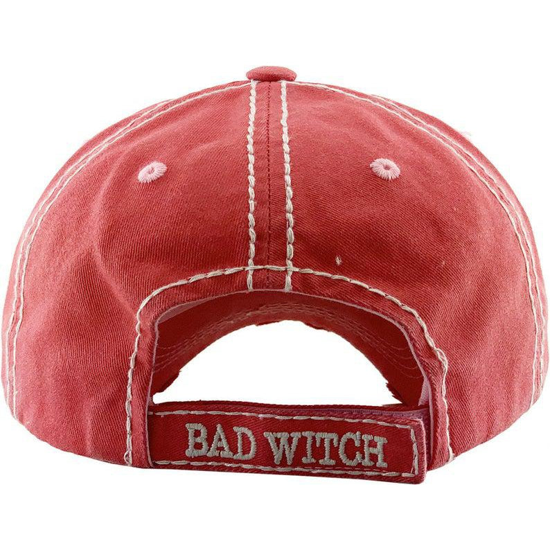 Bad Witch Vintage Baseball Cap-Hat-SPARKLE ARMAND