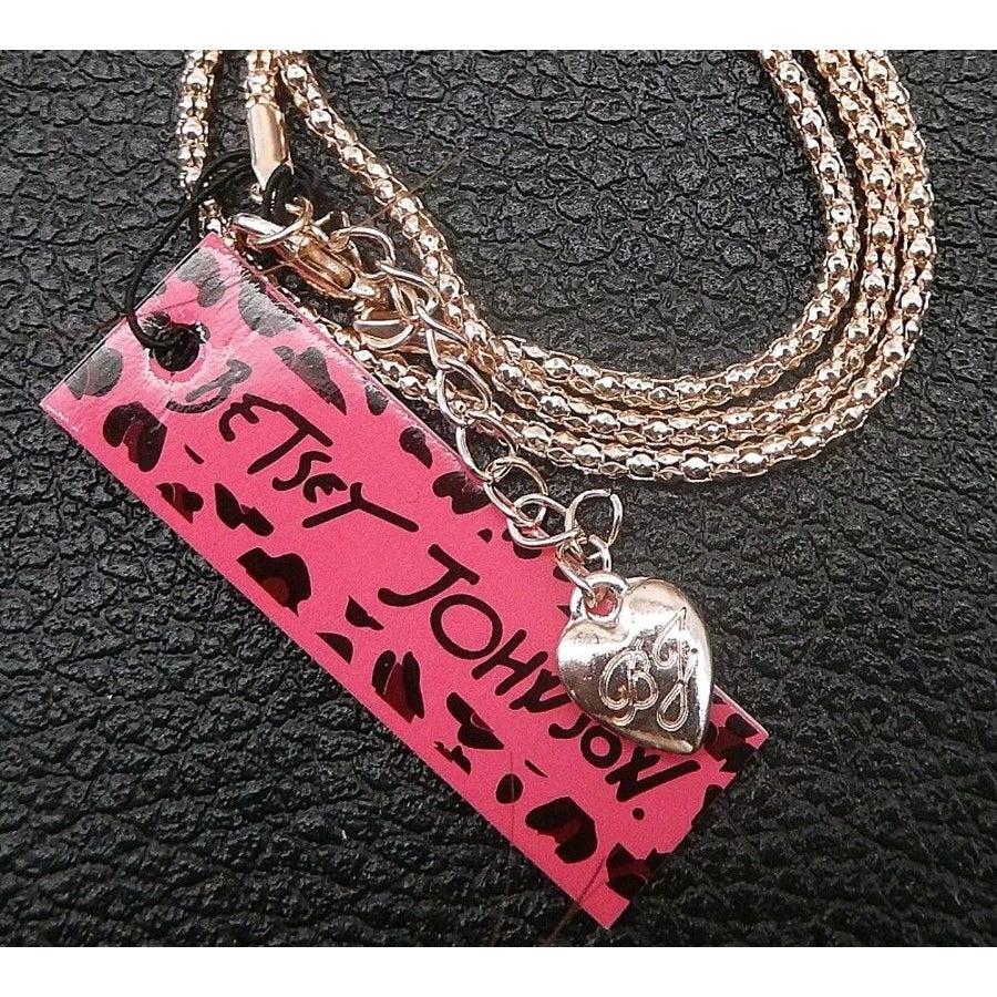 Betsey Johnson Blue & Clear Crystal Crowned Striped Frog Pendant Necklace-Necklace-SPARKLE ARMAND