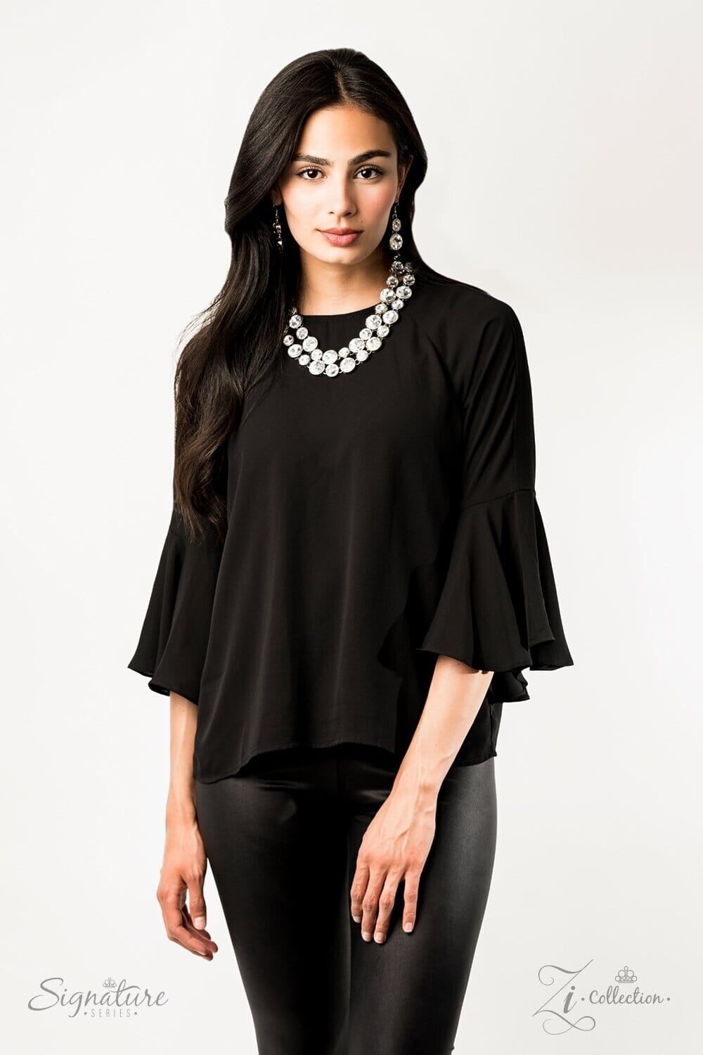 Zi Collection "The Natasha" Necklace & Earrings Set
