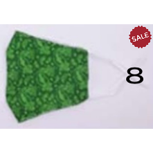 8 Face Masks Paisley Print Washable Adult