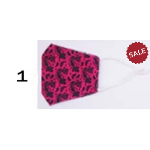 8 Face Masks Paisley Print Washable Adult