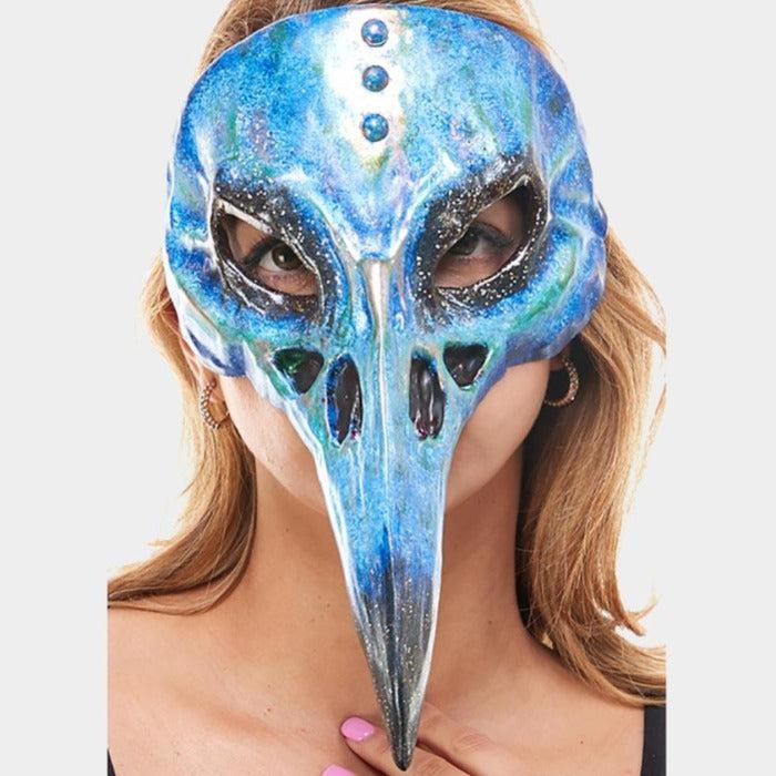 Alien Bird Blue Halloween Mask