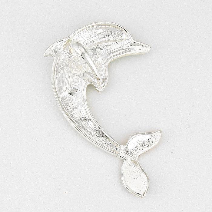 Bead Accented Dolphin Pendant Set