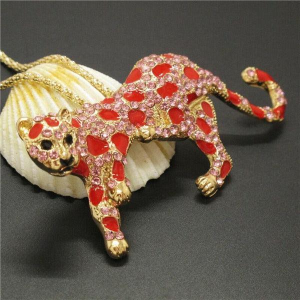 Betsey johnson leopard necklace sale