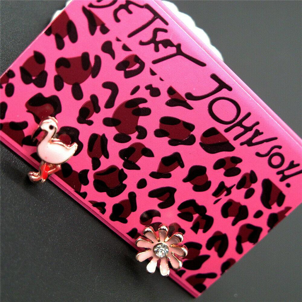 Betsey Johnson Pink Flamingo & Flower Mismatch Earrings-Earring-SPARKLE ARMAND