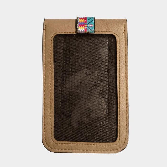 Boho Touch Screen Crossbody Cell Phone Bag Taupe-Handbag-SPARKLE ARMAND