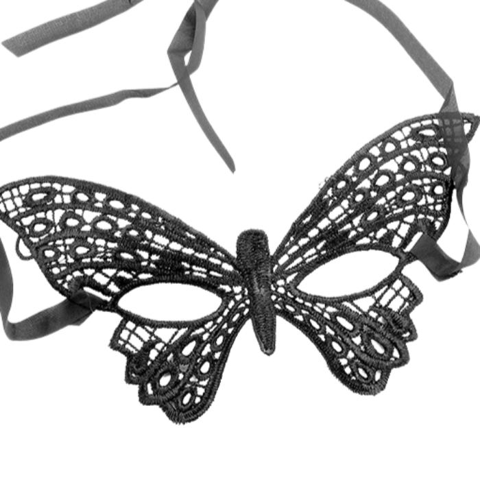Butterfly Soft Lace Black Halloween Masquerade Mask-Masks-SPARKLE ARMAND