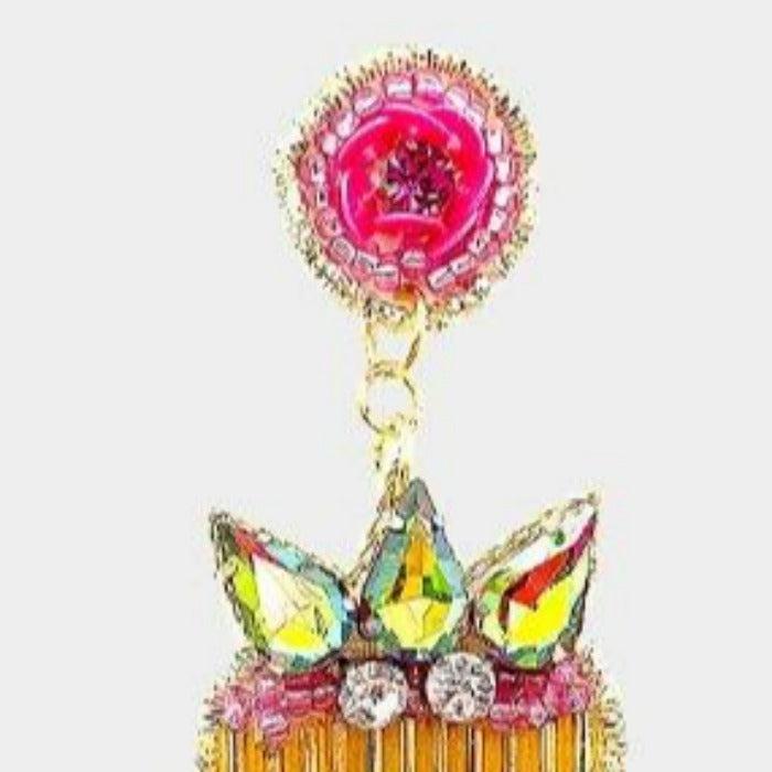 Cake Multi Color Seed Bead Earrings