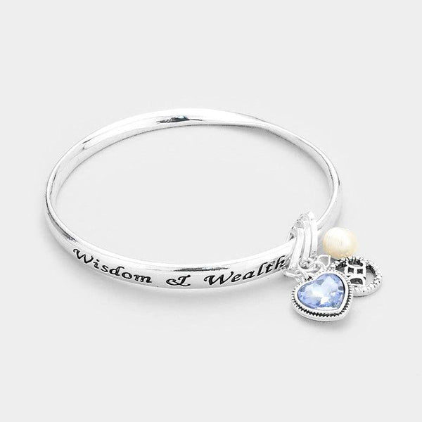 December Birthday Stone "Wisdom & Wealth" Bracelet