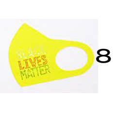 Face Mask Black Lives Matter Rhinestone Choose Color Reusable Washable Adult