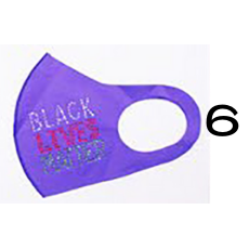 Face Mask Black Lives Matter Rhinestone Choose Color Reusable Washable Adult