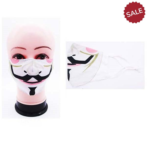 Face Mask V for Vendetta Adult Unisex-Masks-SPARKLE ARMAND