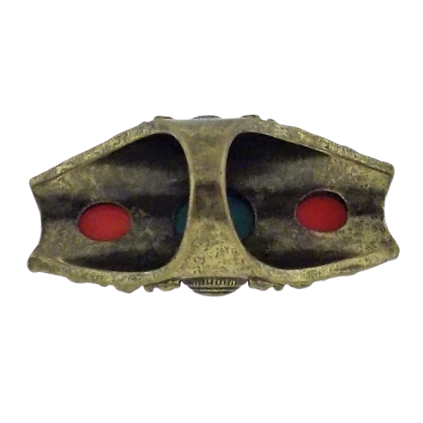 Faux Blue & Red Turquoise Boho Western Ring Size 8-Ring-SPARKLE ARMAND