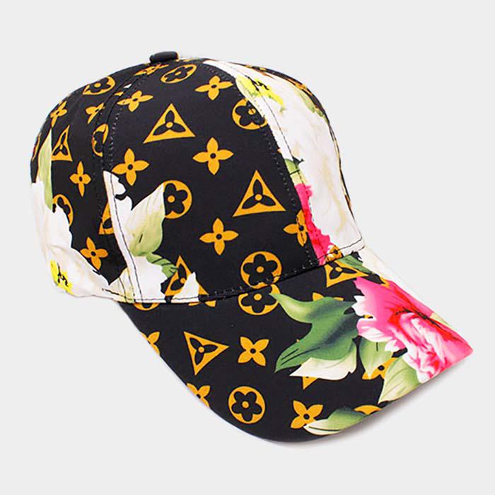 Flower Luxury Patterned Baseball Cap