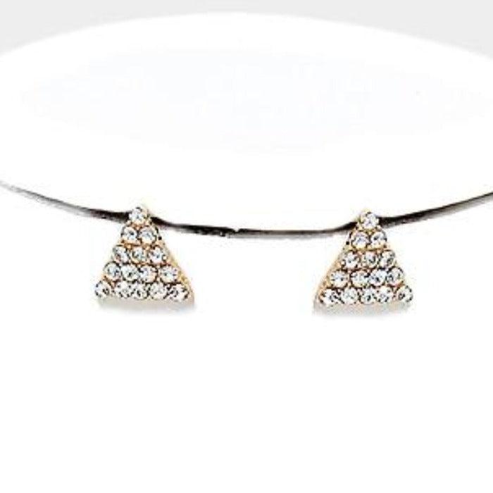 Geometric Crystal Multi-Strand Cream Pearl Necklace Set