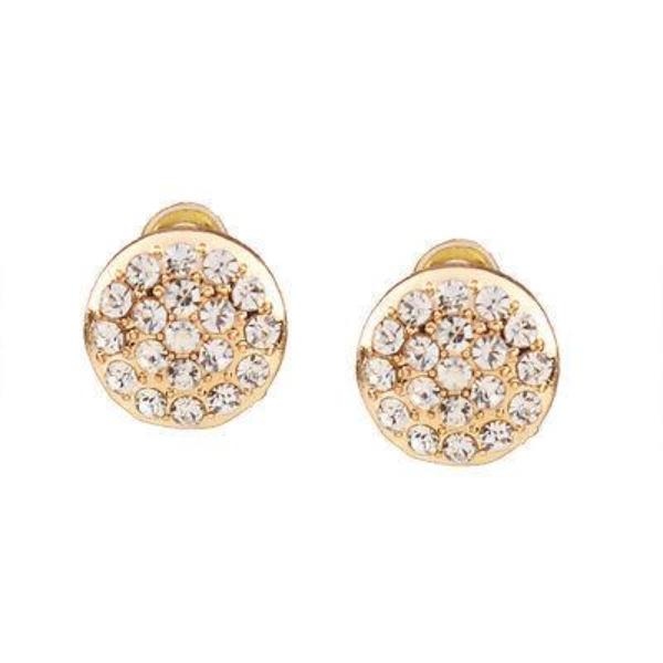 Gold Tone Necklace & Earrings Set-SPARKLE ARMAND