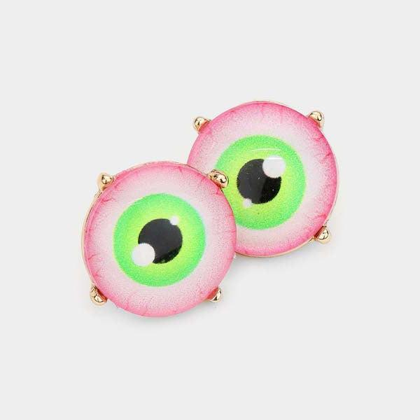 Halloween Monster Eye Stud Earrings