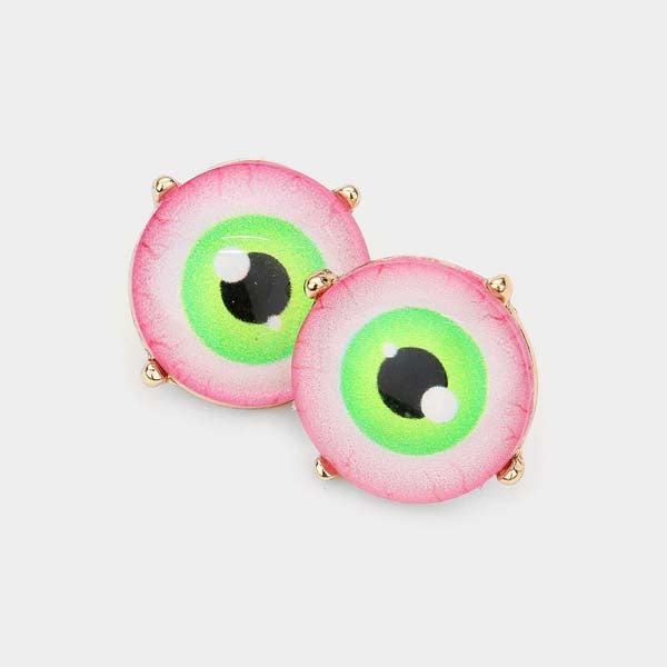 Halloween Monster Eye Stud Earrings