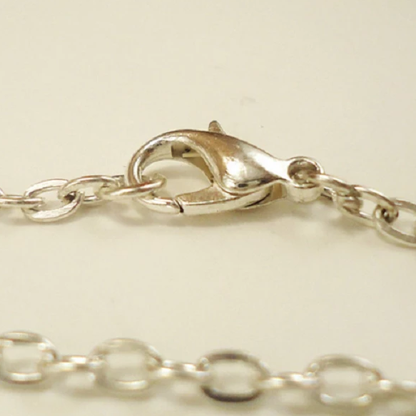 Lion Round Cabochon Glass Silver Tone Necklace-Necklace-SPARKLE ARMAND