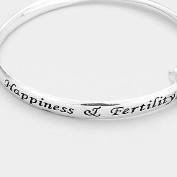 May Birthday Stone "Happiness & Fertility" Bracelet