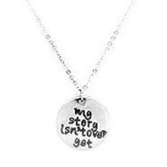 "My story isn't over yet" Necklace Gift Bag Set-Necklace-SPARKLE ARMAND