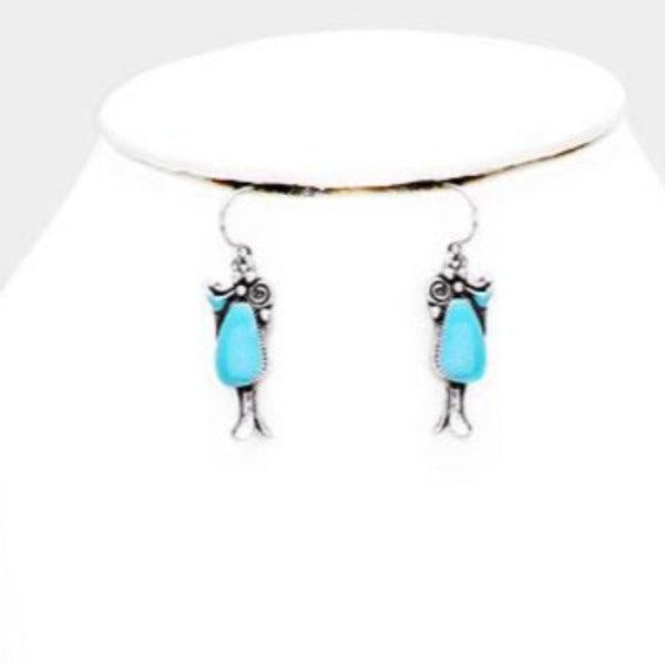 Natural Stone Tribal Necklace & Earrings by TANIE