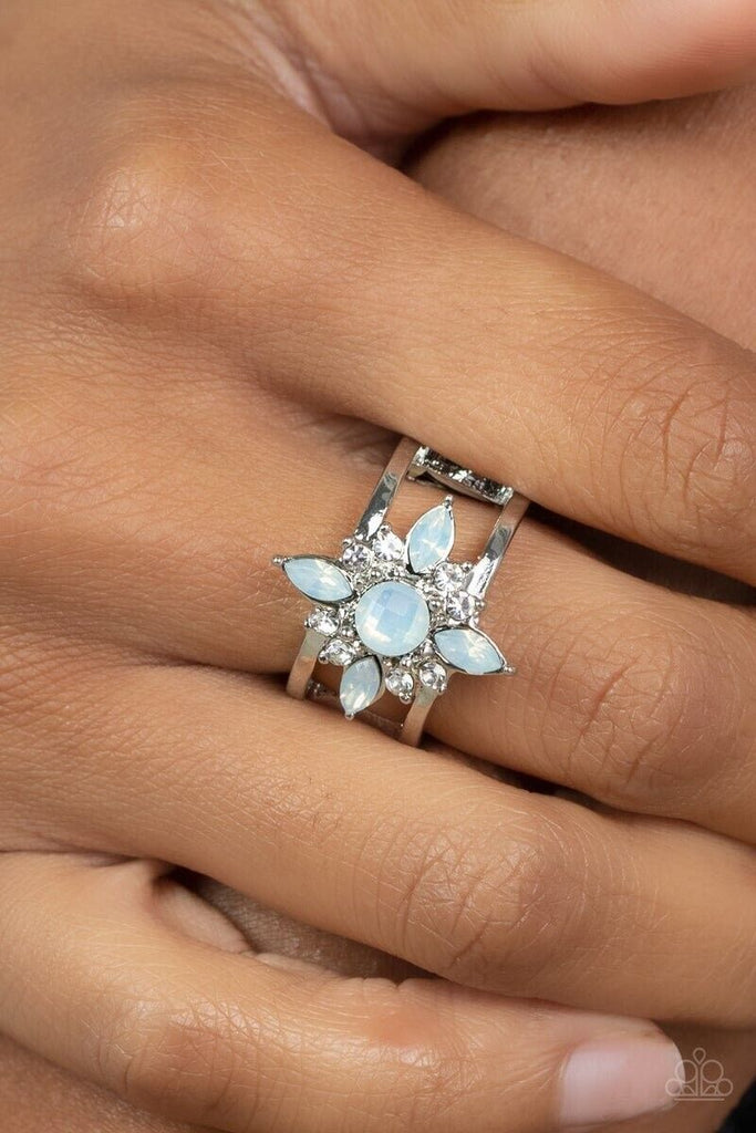 Opal Orchard - White Stretch Ring-Ring-SPARKLE ARMAND
