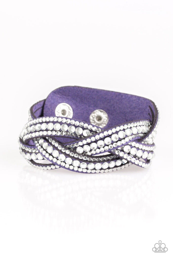 Paparazzi Bring on the Bling Blue Wrap Bracelet