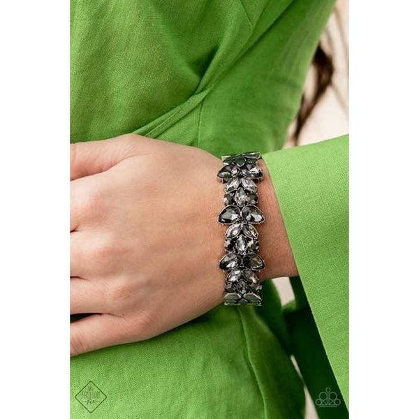 Paparazzi Glacial Gleam - Silver Cuff Bracelet