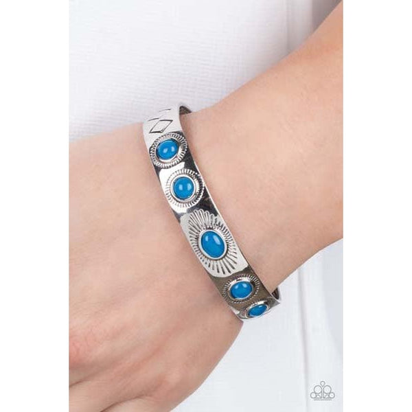 Paparazzi Heavenly Horizons - Blue Cuff Bracelet