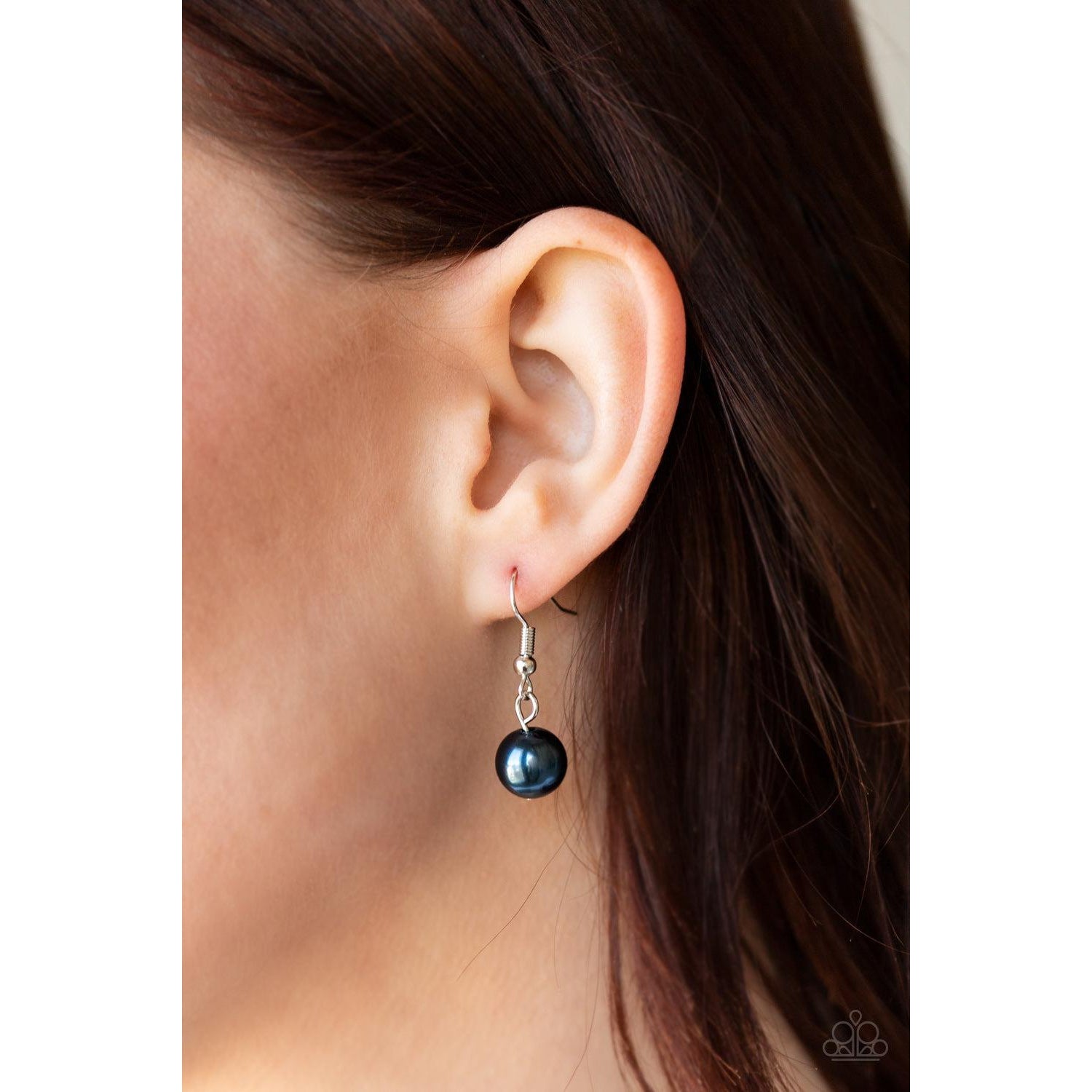 Paparazzi Miss Majestic - Blue Necklace & Earrings Set