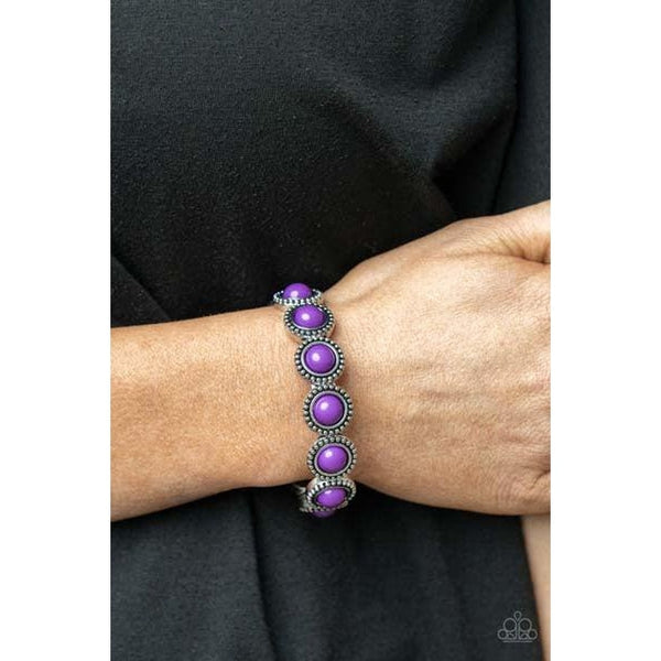 Paparazzi Polished Promenade - Purple Bracelet