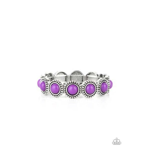 Paparazzi Polished Promenade - Purple Bracelet