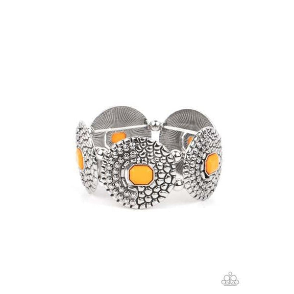 Paparazzi Prismatic Prowl - Orange Bracelet
