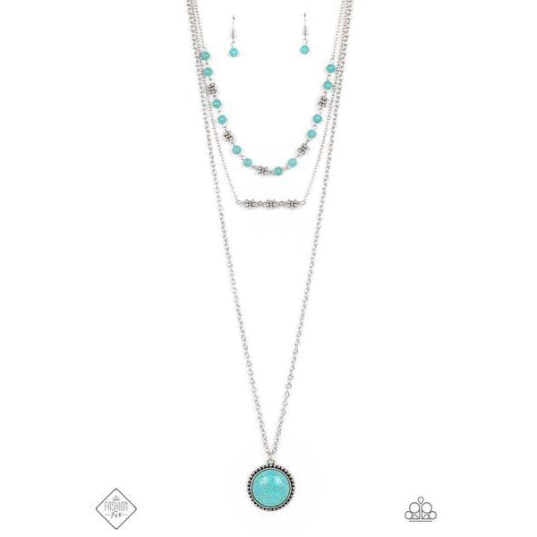 Paparazzi Sahara Symphony Necklace & Earrings Set