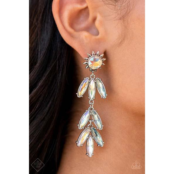 Paparazzi Space Age Sparkle - Multi Pierced Earrings