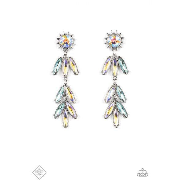 Paparazzi Space Age Sparkle - Multi Pierced Earrings