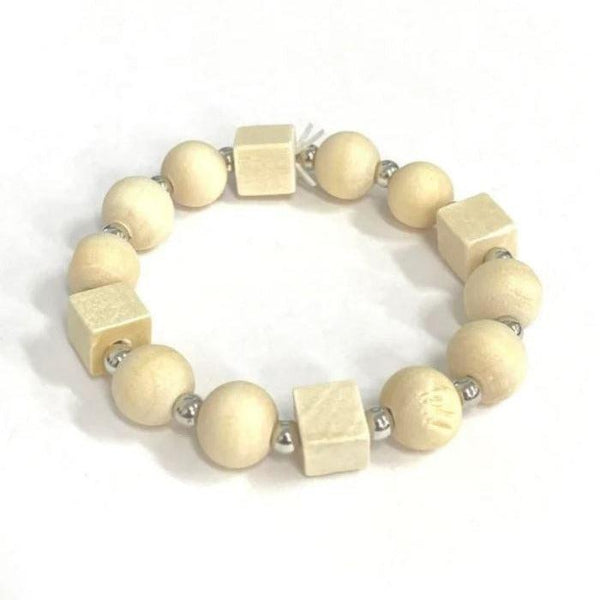 Paparazzi Timber Trendsetter White Bracelet