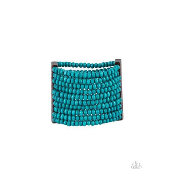 Paparazzi Waikiki Wonderland Blue Bracelet