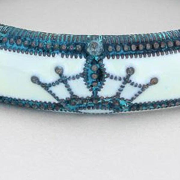 Patina Crown Stretch Bracelet