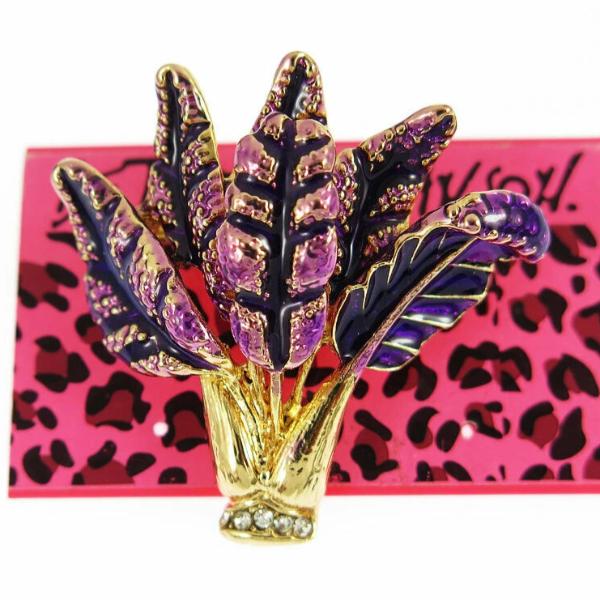 Purple Cabbage with Crystals Brooch Pin-Brooch-SPARKLE ARMAND