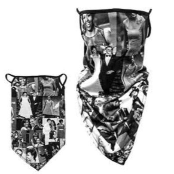 4 Pc Michelle Obama Face Mask Neck Gaiter Scarf Reusable Washable Adult Unisex