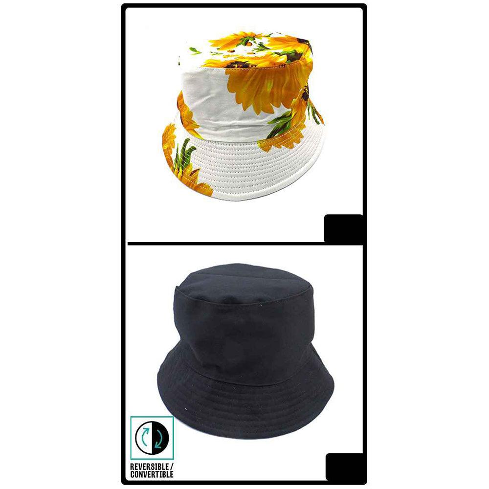 Sunflower Reversible Bucket Hat
