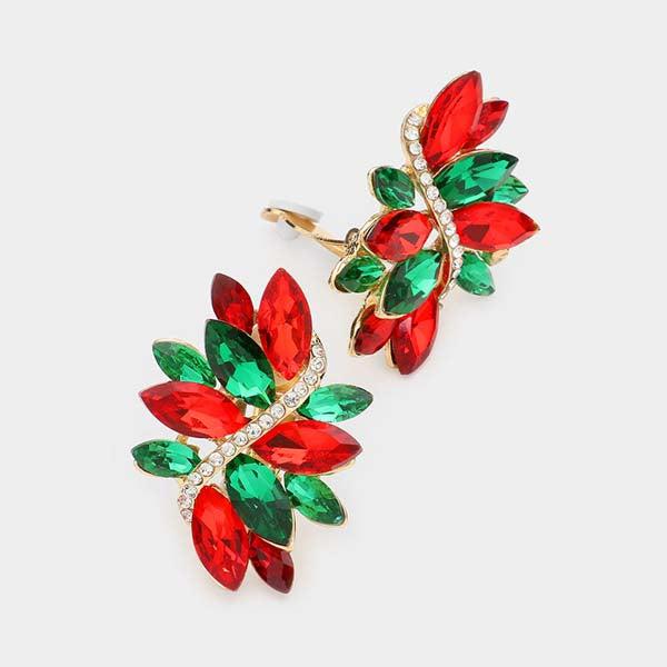 Red and outlet green earrings