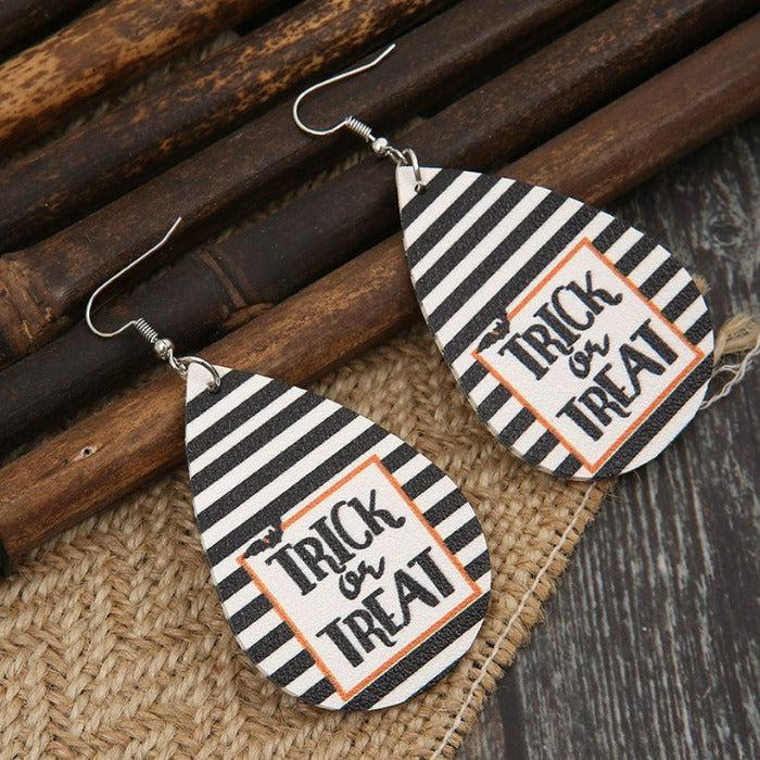 Trick or Treat Halloween Dangle Earrings